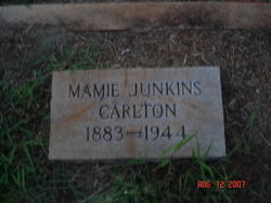 Mamie <I>Junkins</I> Carlton 