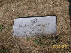 Rolla C Garrett 