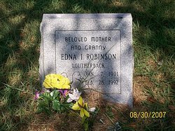 Edna Inez <I>Crowder</I> Loutherback Robinson 