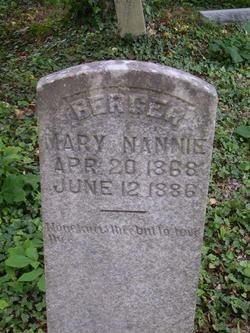 Mary Nannie Berger 