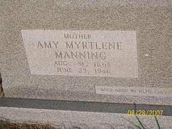 Amy Myrtlene <I> Manning</I> Criswell 
