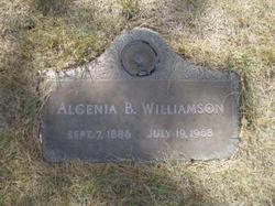 Algenia B. “Gene” <I>Comer</I> Williamson 