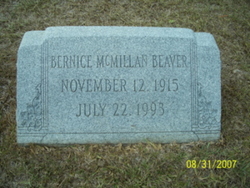 Bernice Ortelle <I>McMillan</I> Beaver 