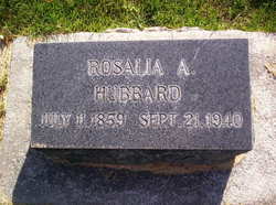 Rosalia Amelia <I>Teed</I> Hubbard 