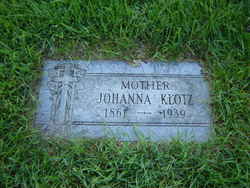 Johanna <I>Knoblauch</I> Klotz 