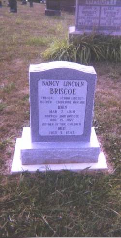 Nancy <I>Lincoln</I> Briscoe 