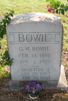 Martha J <I>McClure</I> Bowie 
