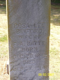 Rosa Lee <I>Binford</I> Batte 