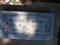 Martha Jane <I>Wofford</I> Briery 