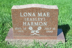 Lona Mae <I>Easley</I> HARMON 