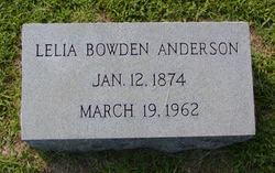 Lelia <I>Bowden</I> Anderson 
