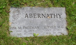 Ida M <I>Freeman</I> Abernathy 