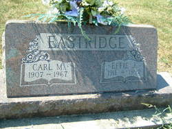 Effie Jane <I>Meece</I> Eastridge 