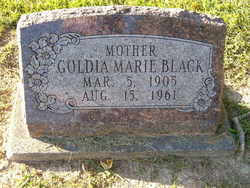 Goldia Marie <I>Williams</I> Black 