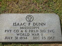 Pvt Isaac F. Dunn 