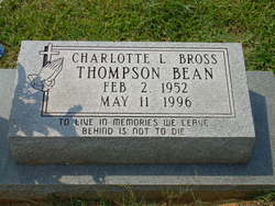 Charlotte L. <I>Bross</I> Thompson Bean 