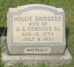 Mollie <I>Bridgers</I> Edwards 