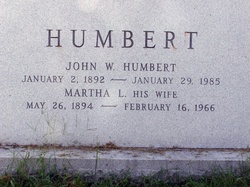 Martha L. <I>Flickinger</I> Humbert 
