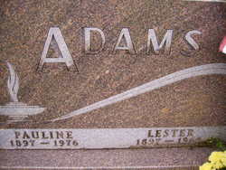 Pvt Lester Castle Adams 