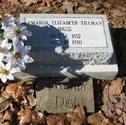 Amanda Elizabeth <I>Tillman</I> Diggs 