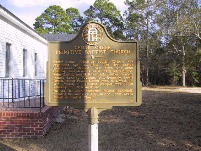 Cedar Creek Primitive Baptist Church Cemetery