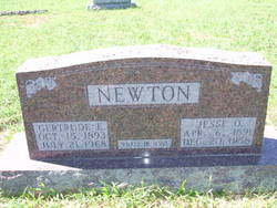 Gertrude Emma <I>Curtis</I> Newton 
