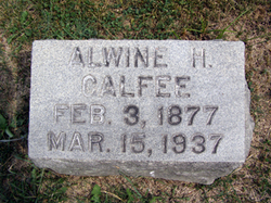Alwine Betsey <I>Haas</I> Calfee 