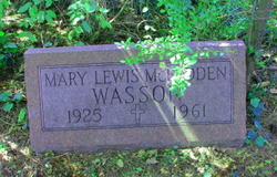 Mary Lewis <I>McFadden</I> Wassor 