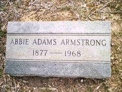 Abbie <I>Adams</I> Armstrong 