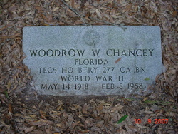 Woodrow W Chancey 