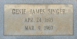 Genie <I>James</I> Singer 
