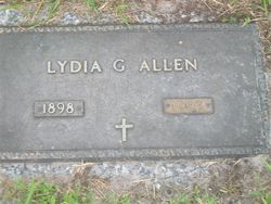 Lydia Irene <I>Green</I> Allen 