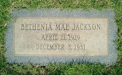 Bethenia Mae Jackson 