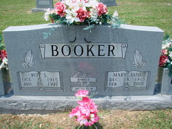 Mary Jane <I>Smith</I> Booker 