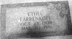 Ethel O. <I>Earlywine</I> Farrenkopf 