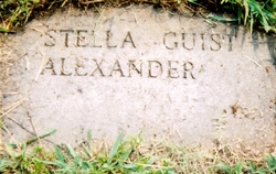 Stella Elizabeth <I>Guist</I> Alexander 