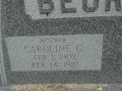 Caroline C. <I>Gast</I> Beurman 