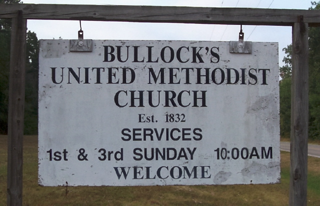 Bullocks United Methodist Church Cemetery