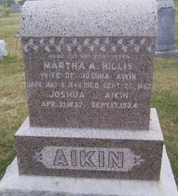 Martha Ann <I>Hillis</I> Aikin 