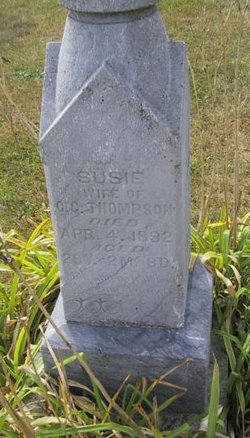 Susie Ellen <I>Jessup</I> Thompson 