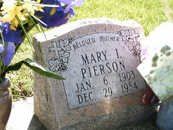 Mary Isabel <I>Sheldon</I> Pierson 