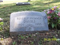 Beverly Jeane <I>Primmer</I> Davies 