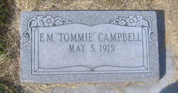 Eleanor M “Tommie” Campbell 