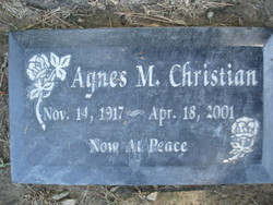 Agnes Marcella <I>Howe</I> Christian 