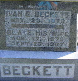 Ola E. <I>Brenner</I> Beckett 