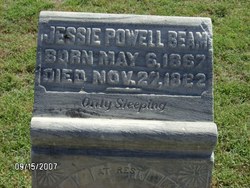 Mary “Jessie” <I>Powell</I> Beam 