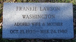 Frankie <I>Lawson</I> Washington 