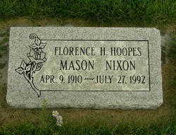 Florence Hinckley <I>Hoopes</I> Nixon 