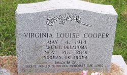 Virginia Louise <I>Eaton</I> Cooper 