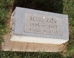 Bessie <I>Patterson</I> Crew 